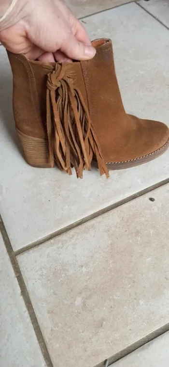 Bottines à franges