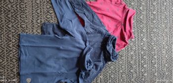 Lot 3 t-shirts col roulé