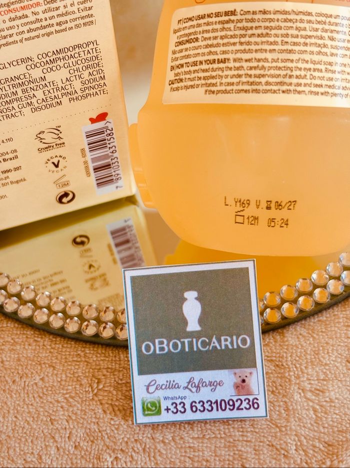 Jabón líquido de glicerina Boti Baby OBoticario - photo numéro 4