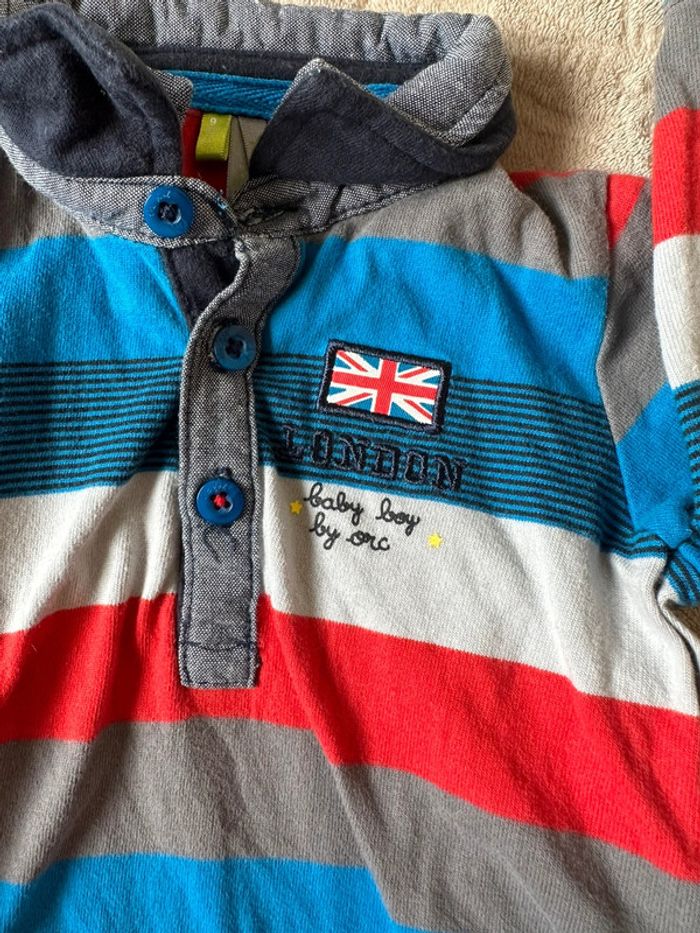 Polo en coton garçon 9 mois/71 cm Orchestra - photo numéro 3