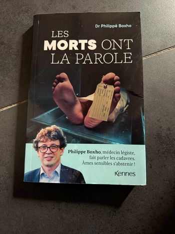 Livre les morts ont la parole 