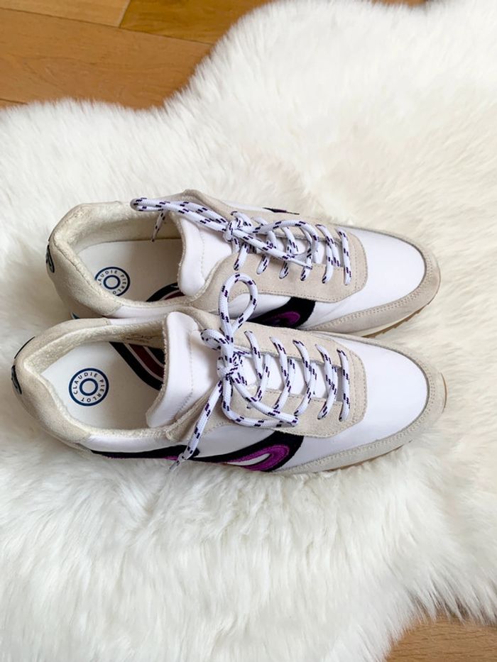 Très belle baskets en cuir suédé Claudie Pierlot Paris | pointure 41 | neuf avec étiquette - photo numéro 8