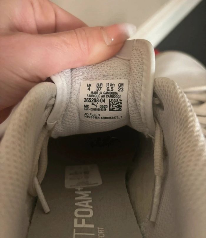 Puma Soft foam blanches - photo numéro 5