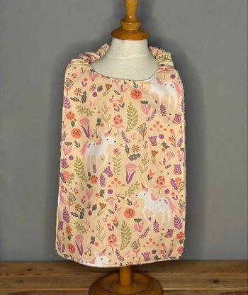 Bavoir cantine bavoir élastique licornes  