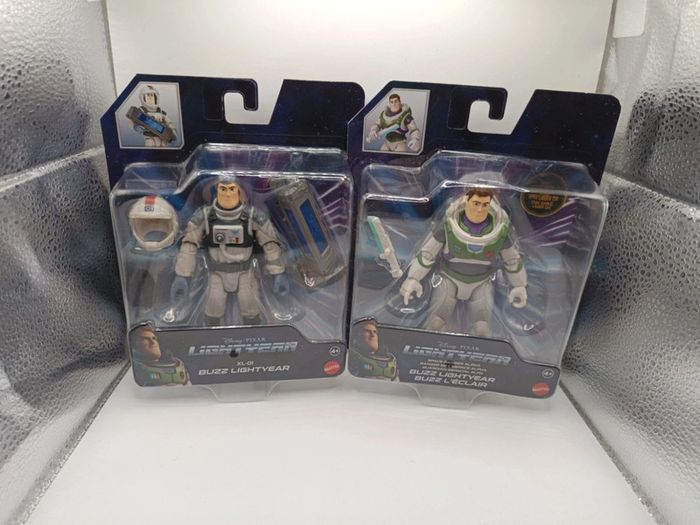 Lot 2 figurines buzz l'éclair xl-01 buzz/ buzz l'éclair