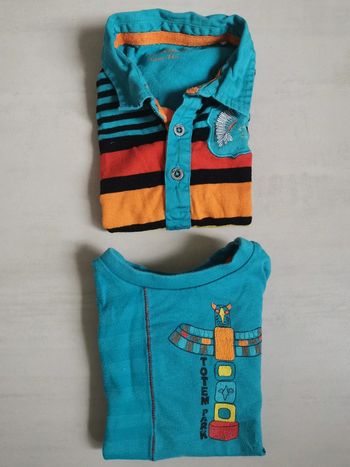 Tee-shirt + polo manches courtes