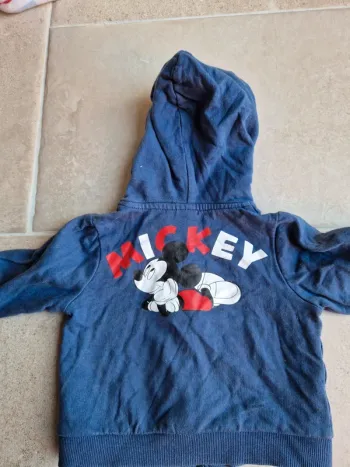 Veste zippée Mickey 6 mois