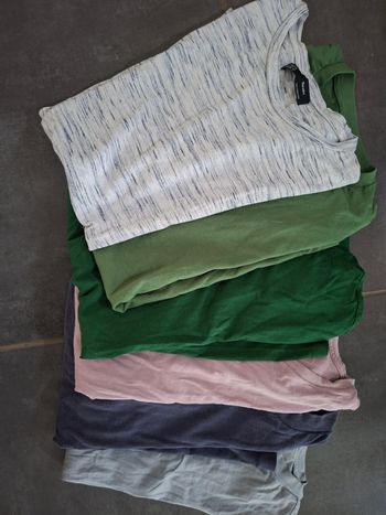 Lot 6 tee shirt homme ado XS H&m Abercrombie