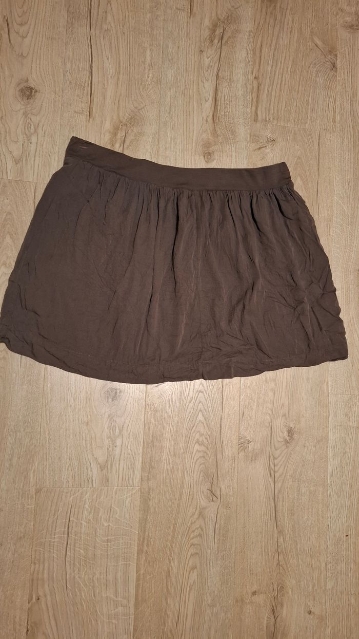 jupe marron maternité T42 Coline TBE - photo numéro 3