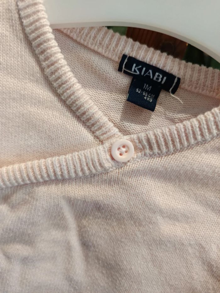 Gilet bébé fille 1 mois Kiabi - photo numéro 2