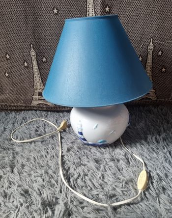 Lampe de chevet thème marin Vintage