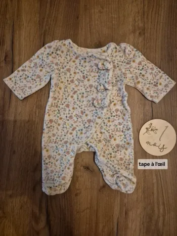 Pyjamas chaud fille 1 mois