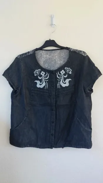 Blouse en jean - Made in Italy - taille 48