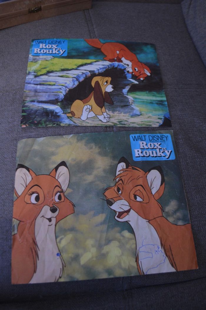 Boite de 30 cubes Walt Disney Rox et Rouky 1981 - photo numéro 4