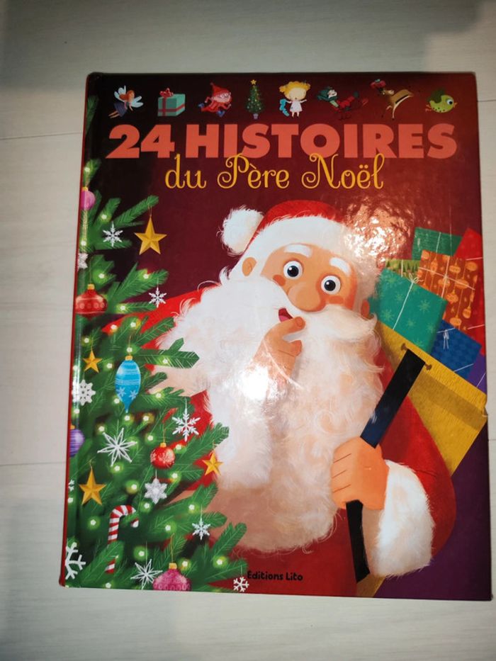 Livre 24 histoires du père noël