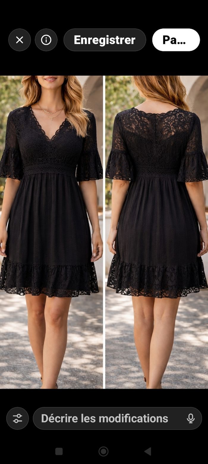 Robe Bohème aux manches évasées T38/40 - photo numéro 6