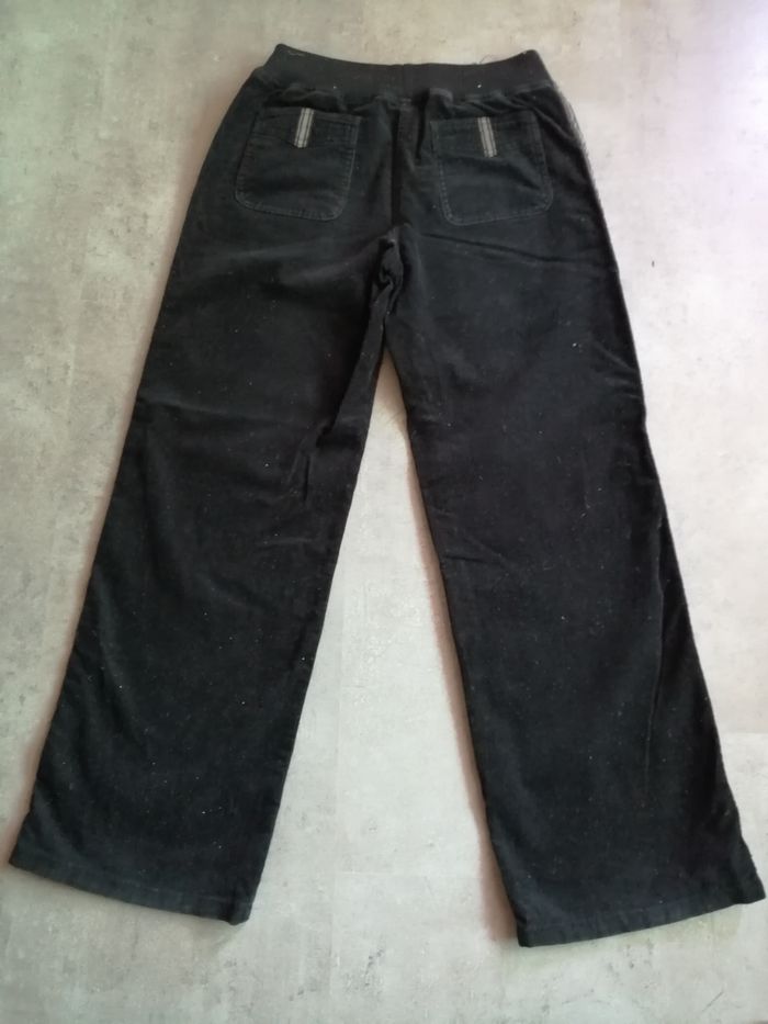 Pantalon velours noir Taille 162 soit 16 ans ACTIVE WEAR - photo numéro 3