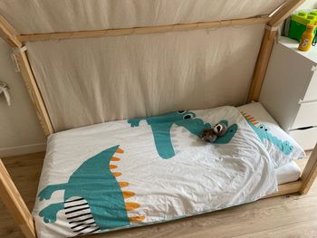 Lit Cabane 70x140 avec matelas
