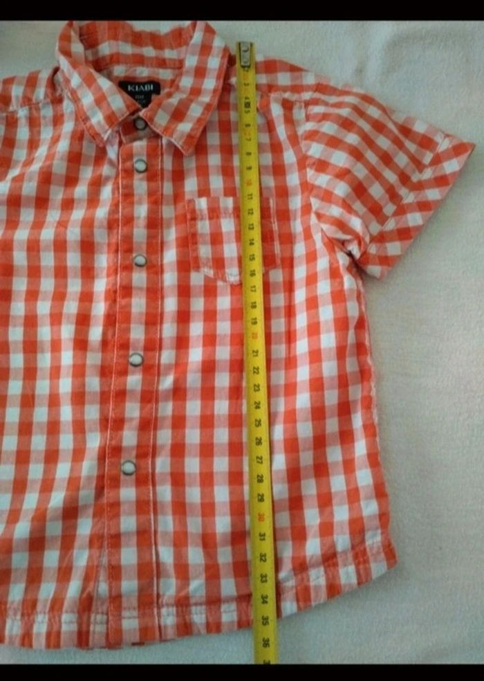 Chemise à carreaux manches courtes Kiabi - photo numéro 7