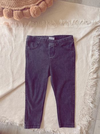 Jegging Zara mixte 92 noir gris foncé