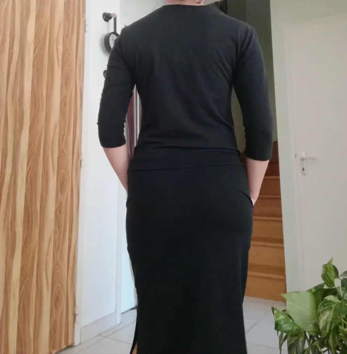 Robe longue d'été, noire, Lover Prenium, taille L - photo numéro 5