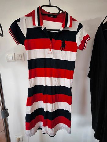 Robe Polo Rayée femme