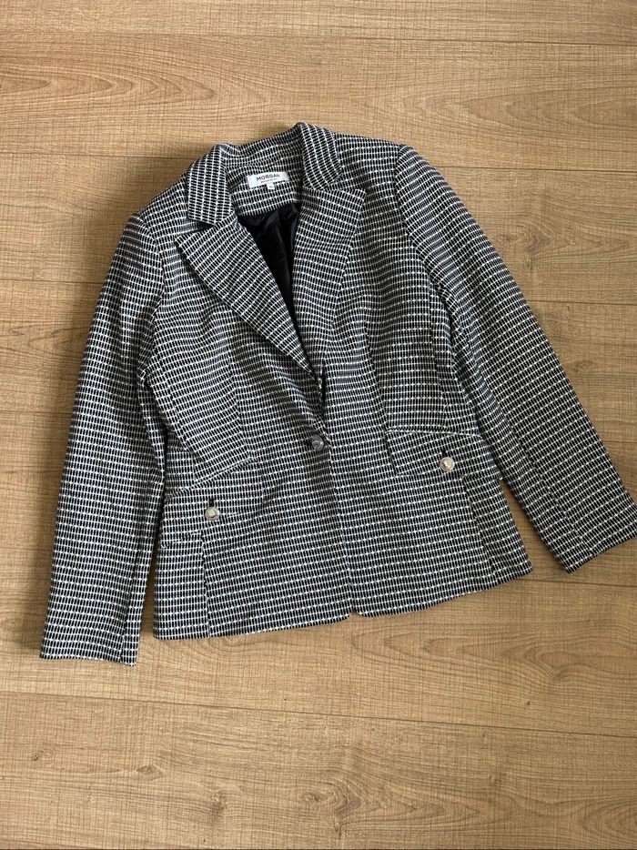 Blazer noir et blanc Morgan taille 42 jamais porté - photo numéro 7