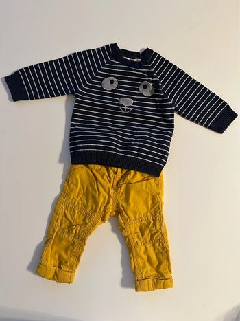 Ensemble pantalon avec pull - 6 mois - Gémo