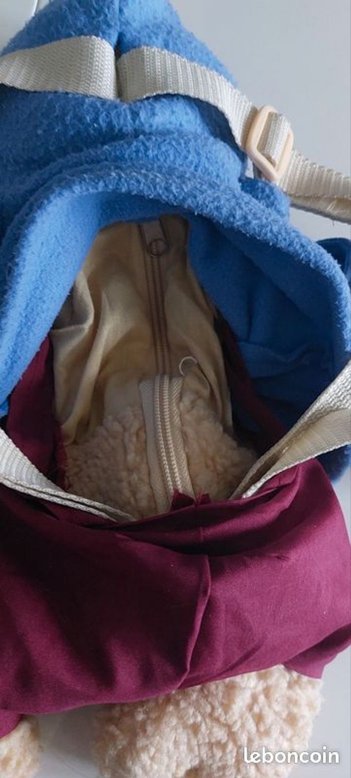 Sac en forme de nounours habillé en bon etat - photo numéro 3