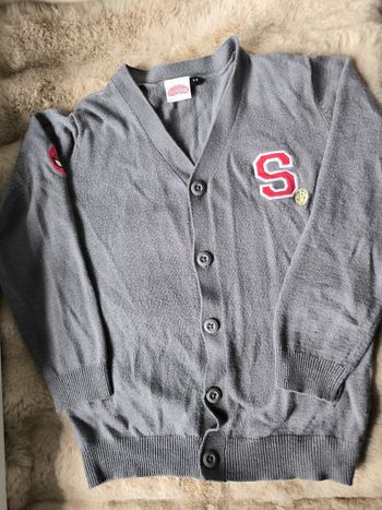 Gilet garçon Spider-Man gris 5/6 ans très bon état