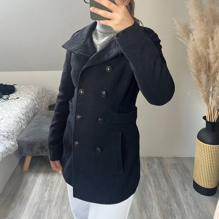 Superbe Caban Neuf Camaïeu, Bleu Marine (Taille 1) - photo numéro 7