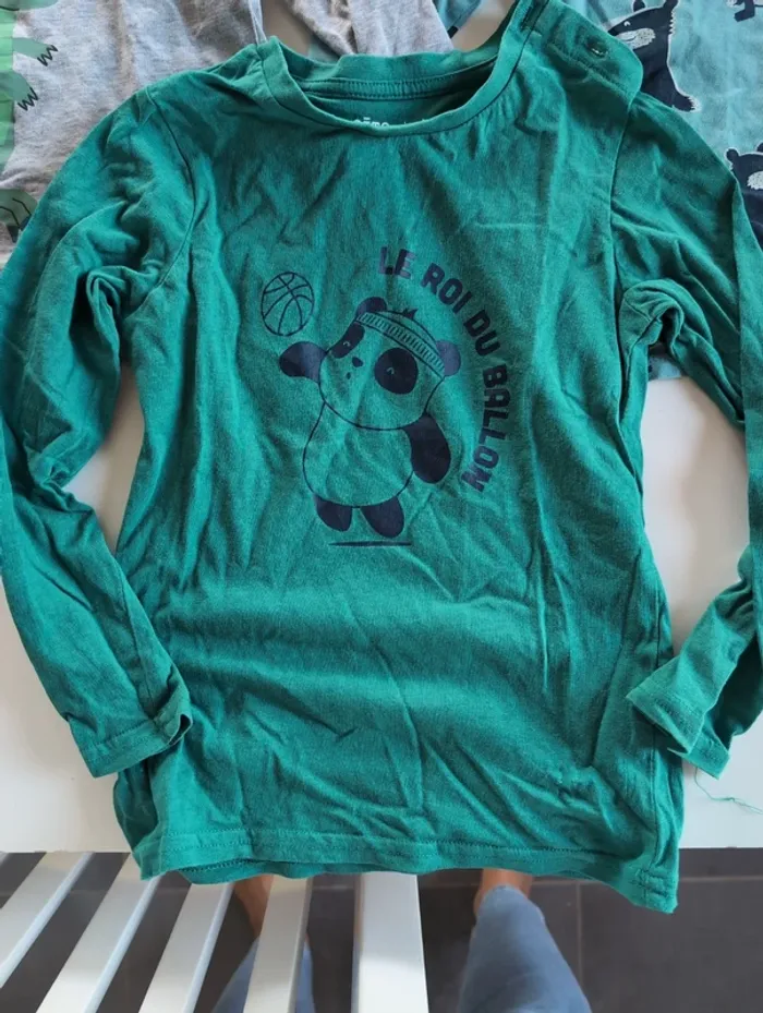 Lot de 5 tee-shirt manches longues - photo numéro 2