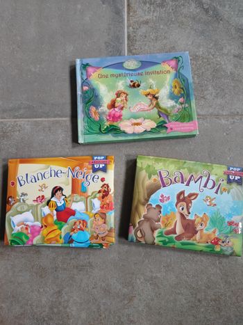 Lot 3 livres Pop up