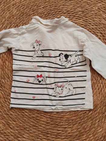 Sous pull fille 101 dalmatien, Disney, 24 mois