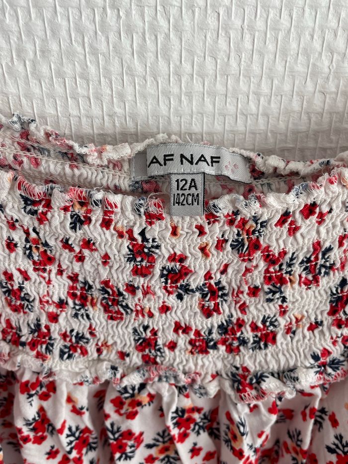 Haut à fleur naf naf 12 ans - photo numéro 3