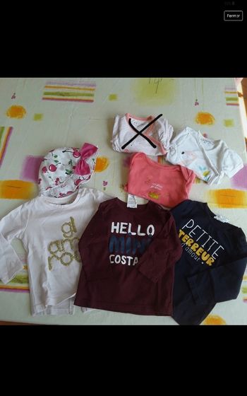 Lot vêtements bébé fille 6 mois été