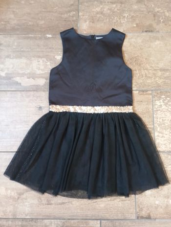Robe de fête soirée anniversaire mariage Noël Fille 6 ans Tulle Pailletté Vertbaudet
