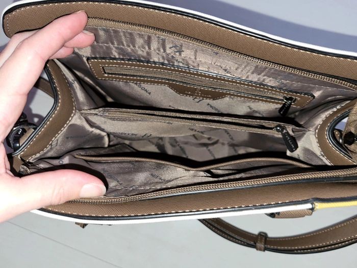 Sac à main beige et marron neuf - photo numéro 5
