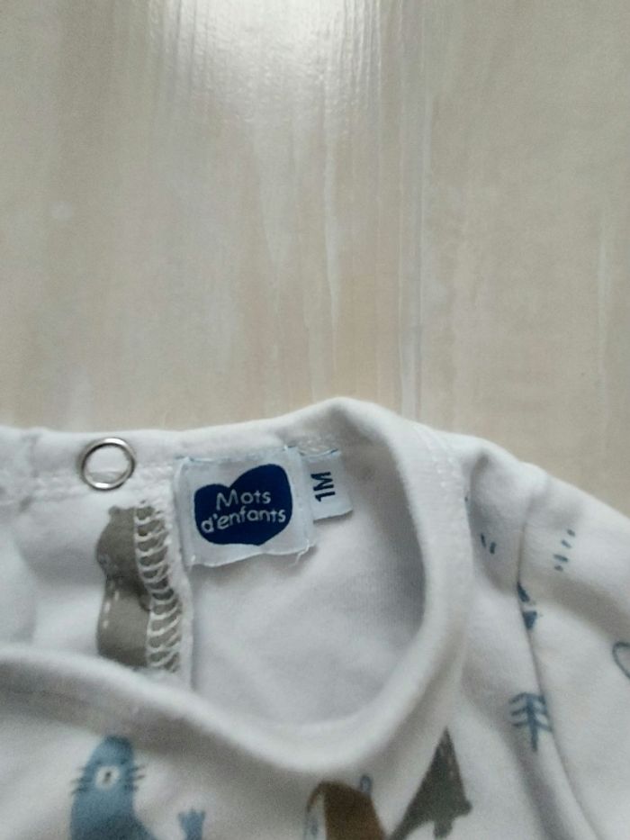 Ensemble Salopette chaude et body 1 mois - photo numéro 8