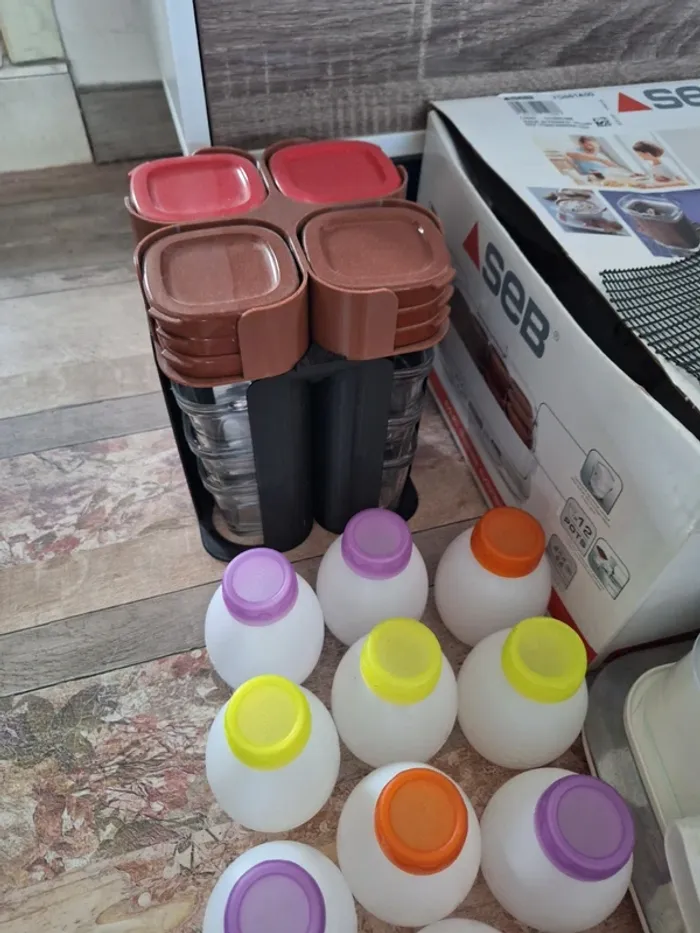 Yaourtière 12 pots avec pots et gourdes - photo numéro 2