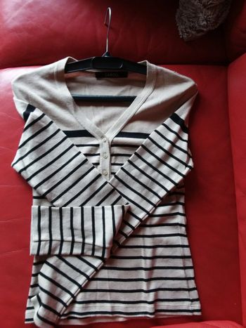 Joli haut rayé Caroll