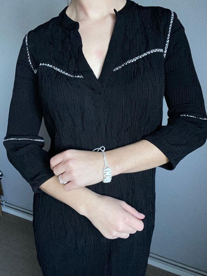 Magnifique robe noir camaïeu taille s - photo numéro 2