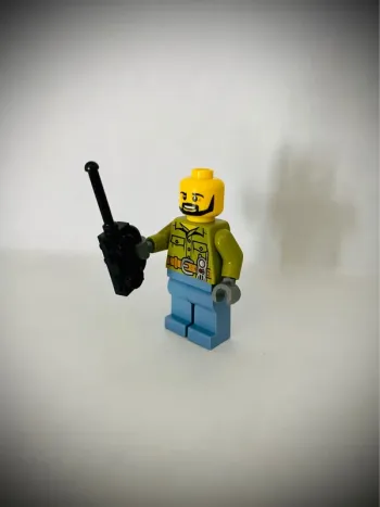 Minifigurine LEGO City - cty0695 - Mécanicien de Chantier - Très bon état