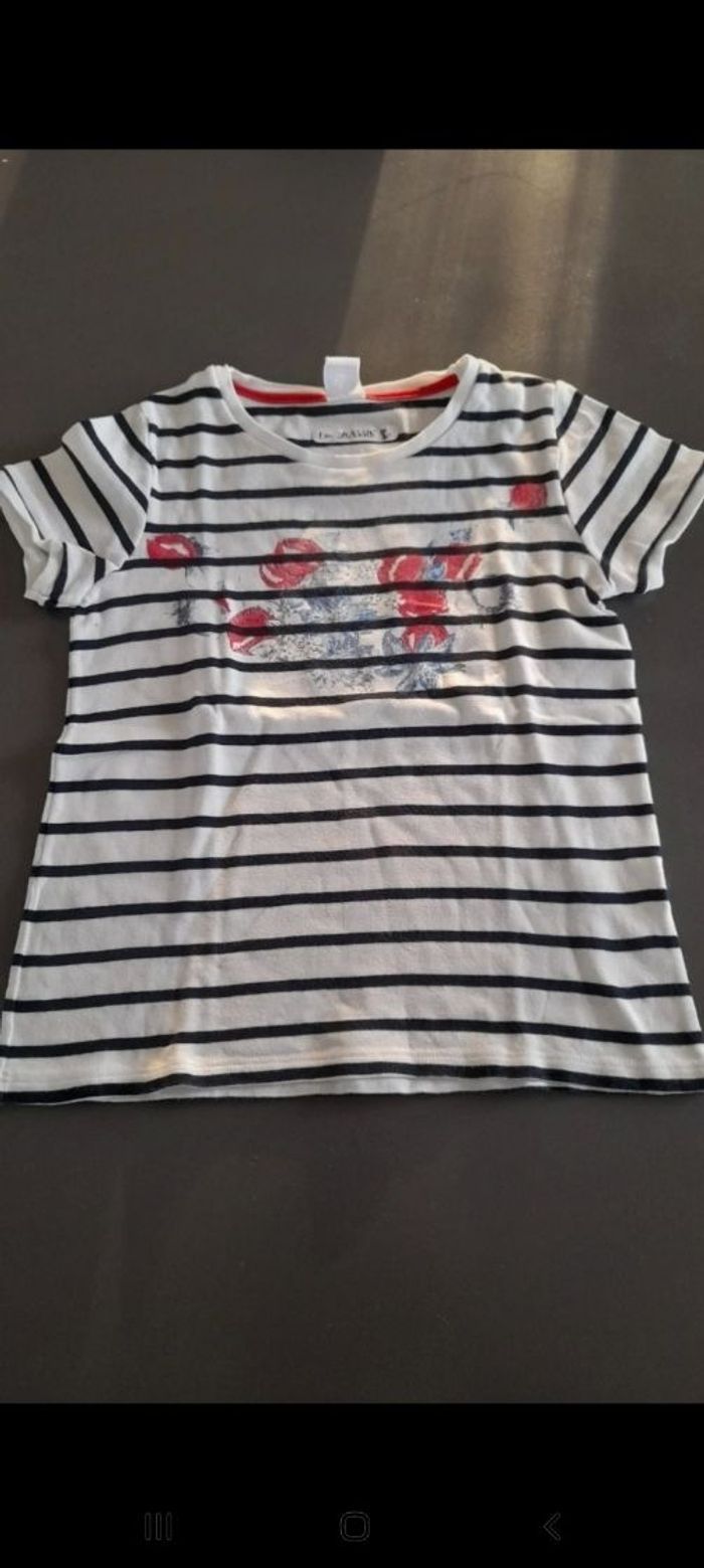 Tee-shirt petit bateau 8 ans