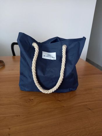 Sac fourre-tout bleu