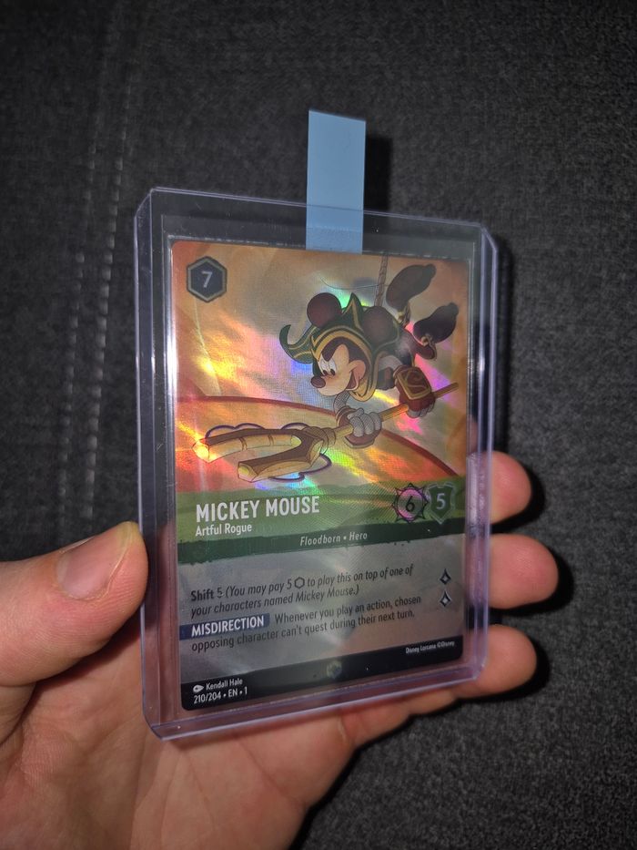 Carte lorcana Mickey mouse enchantée chapitre 1 - photo numéro 2