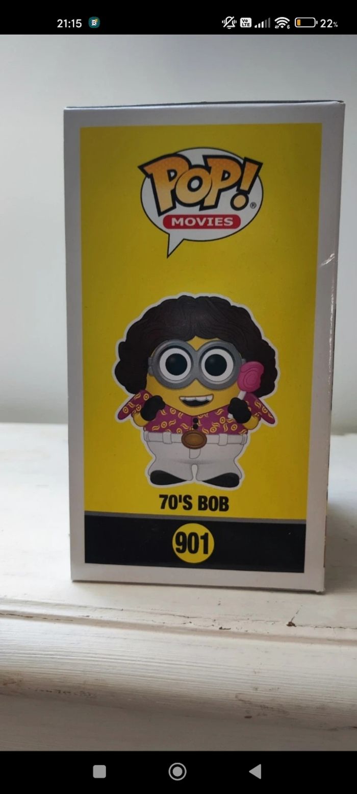 Funko Pop Minions – 70’s Bob n°901 - photo numéro 2