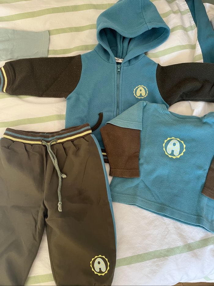 Lot garçon 6mois hiver Kiabi, kimbaloo… - photo numéro 2