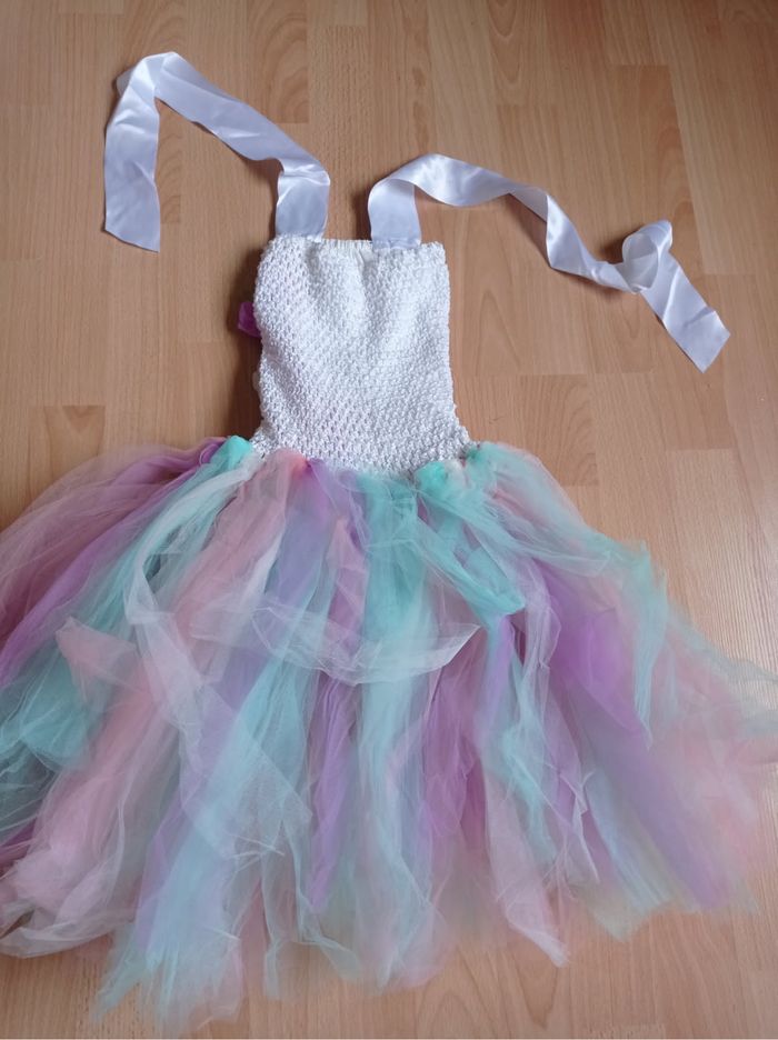 Déguisement licorne bustier blanc 4-5ans - photo numéro 8