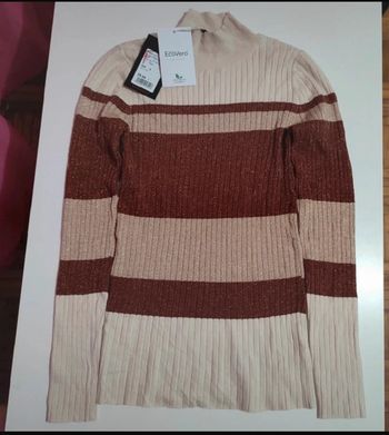 Pull camel beige léger brillant Lolaliza taille S